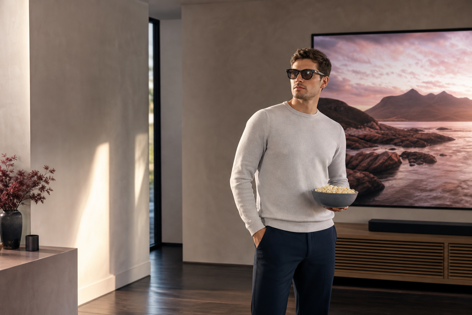 Passive 3D glasses for TVs, projectors and cinema screens