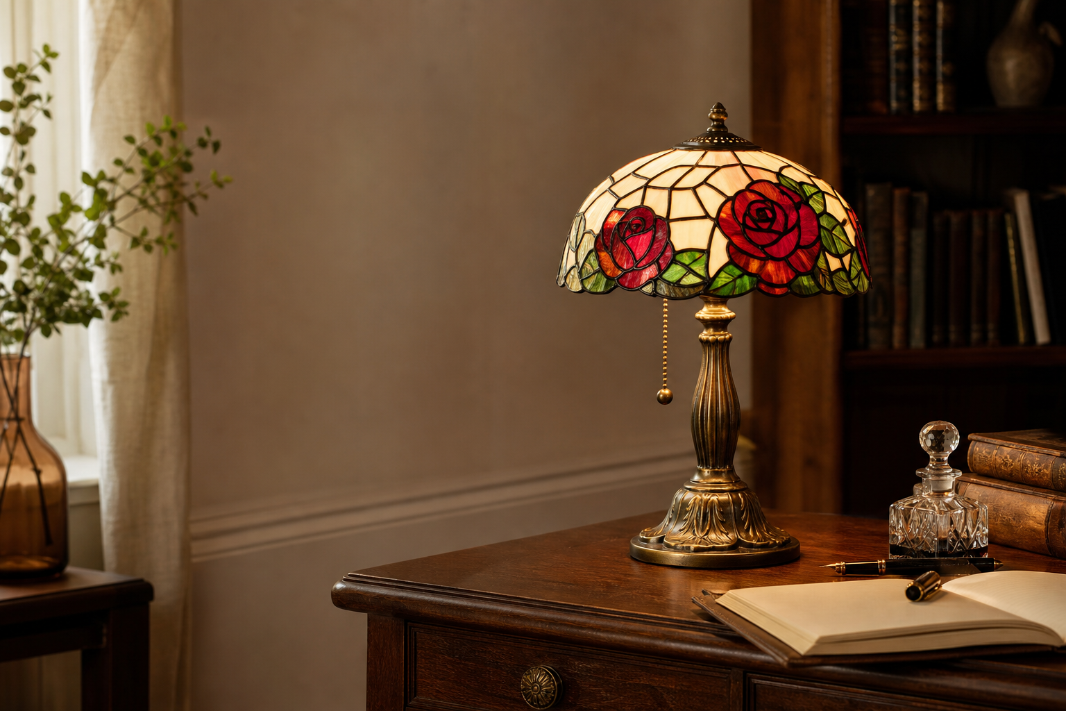 Antique lamps for warm, characterful rooms