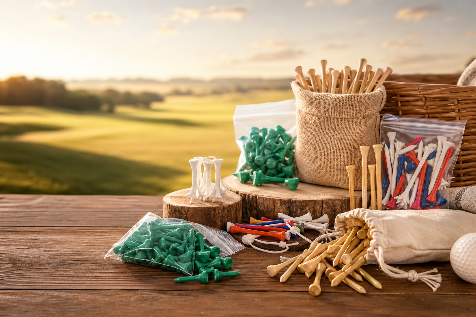 Golf tees and accessories for every round