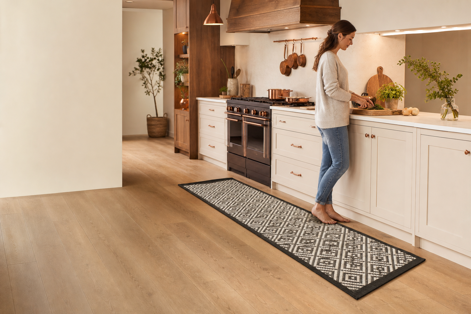 Kitchen rugs and mats for busy homes