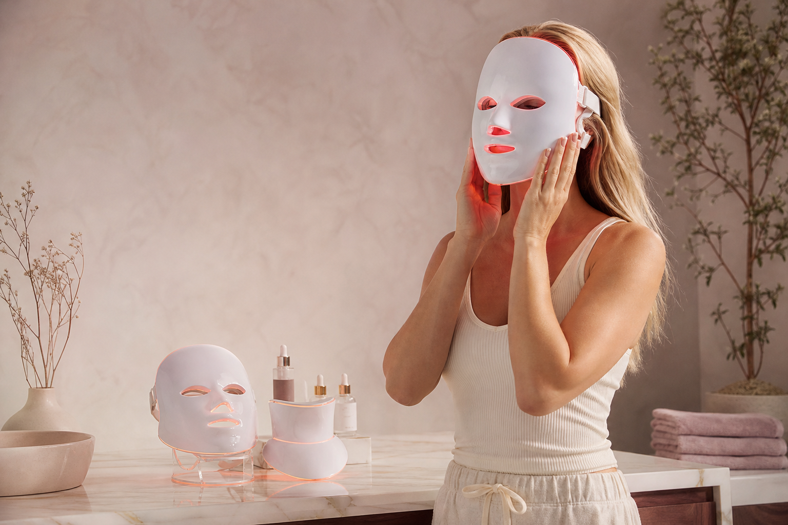 LED face masks for at-home skincare